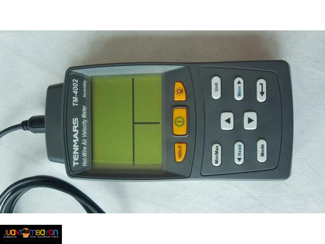 Hot Wire Anemometer, Anemometer, Air Velocity Meter, Airflow Meter