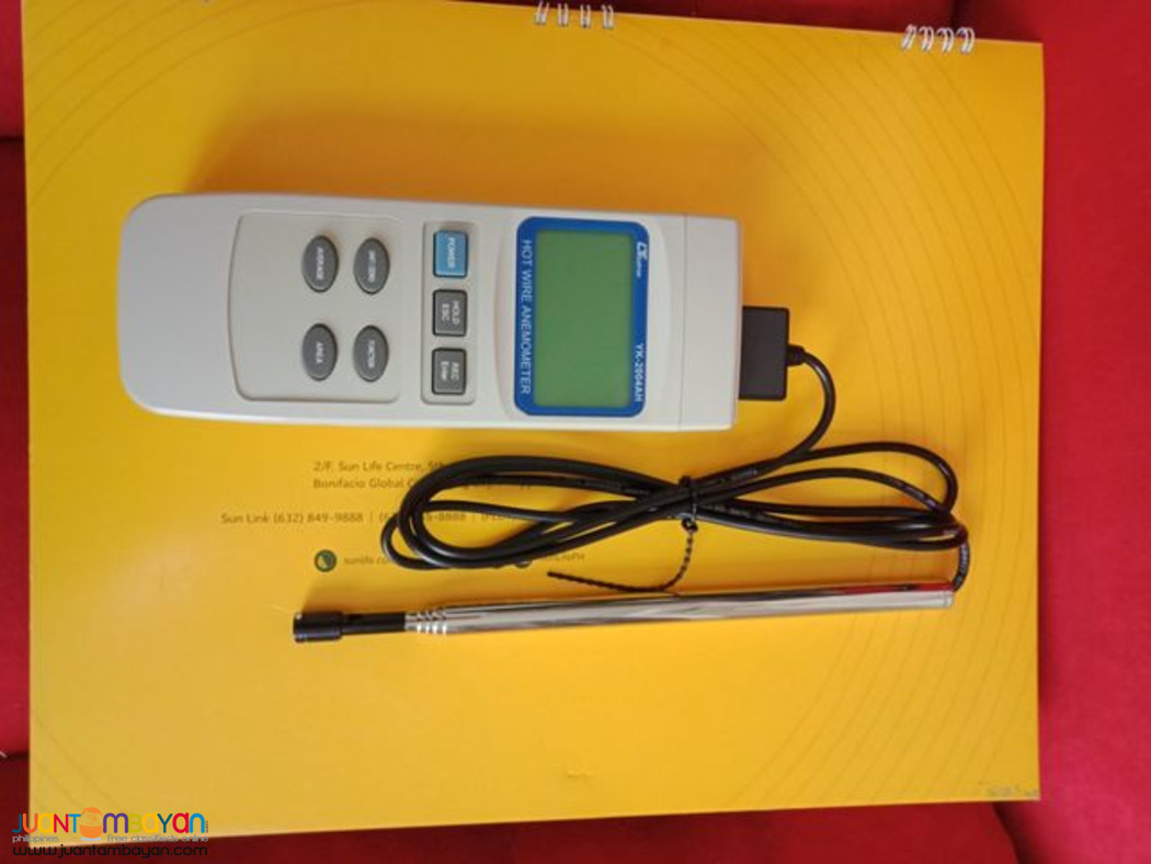 Hot Wire Anemometer, ThermoAnemometer, Airflow Meter
