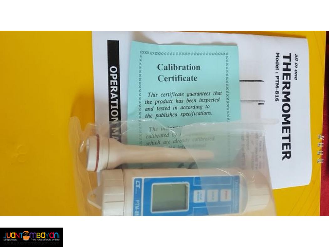 Digital Thermometer, Thermometer, Type-K Thermometer, Lutron