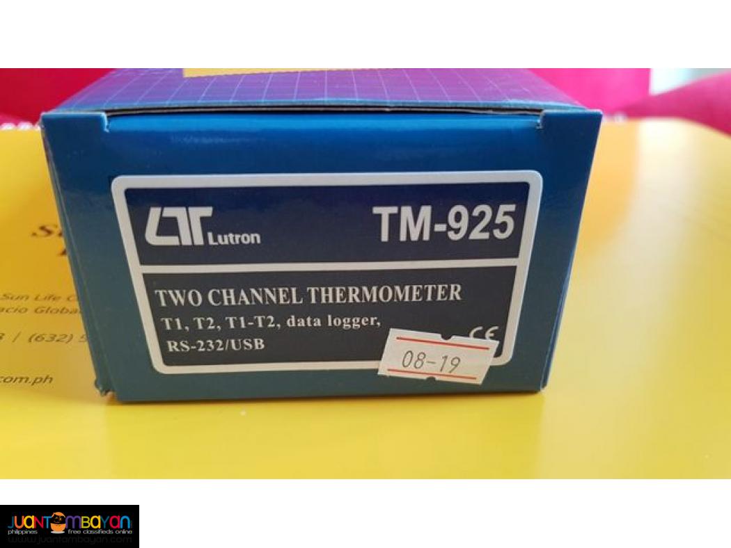 Dual Channel Thermometer, Thermocouple Thermometer, Type K Thermometer