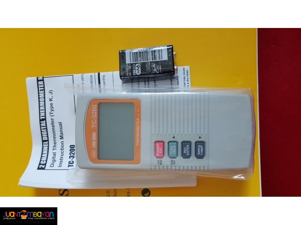 Dual Channel Thermometer, Thermocouple Thermometer, Type K Thermometer