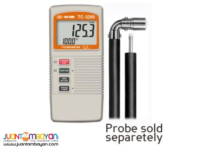 Dual Channel Thermometer, Thermocouple Thermometer, Type K Thermometer