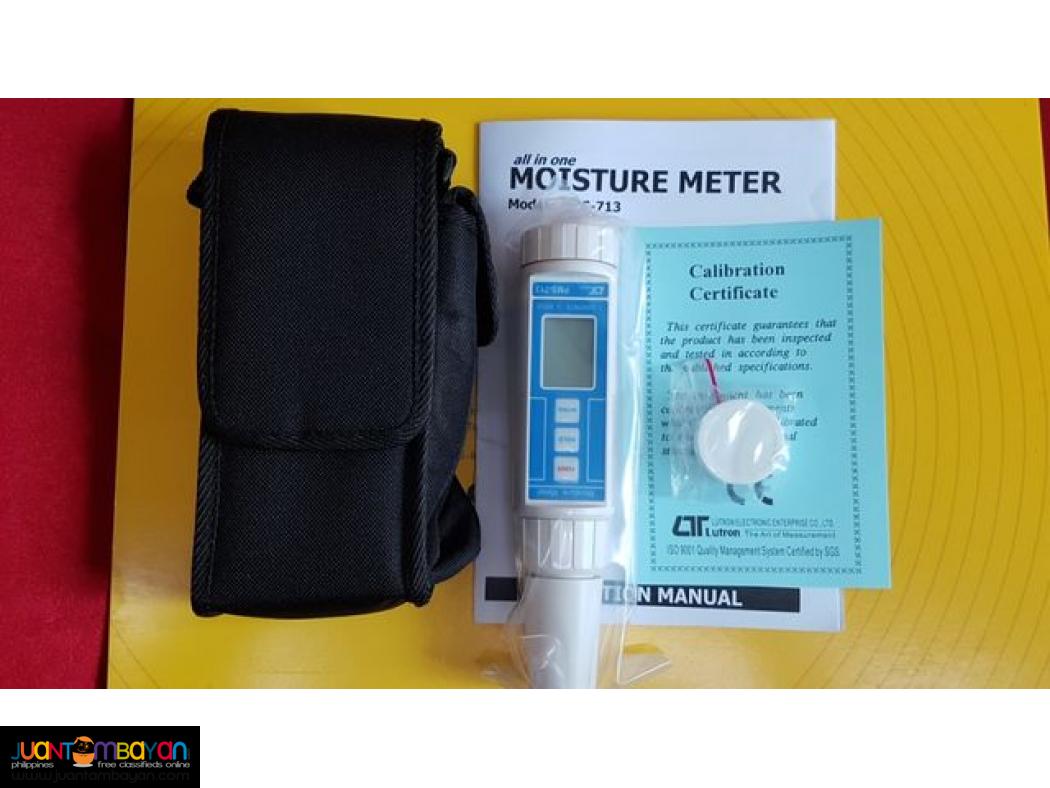 Wood Moisture Meter, Concrete Moisture Meter, Lutron PMS713