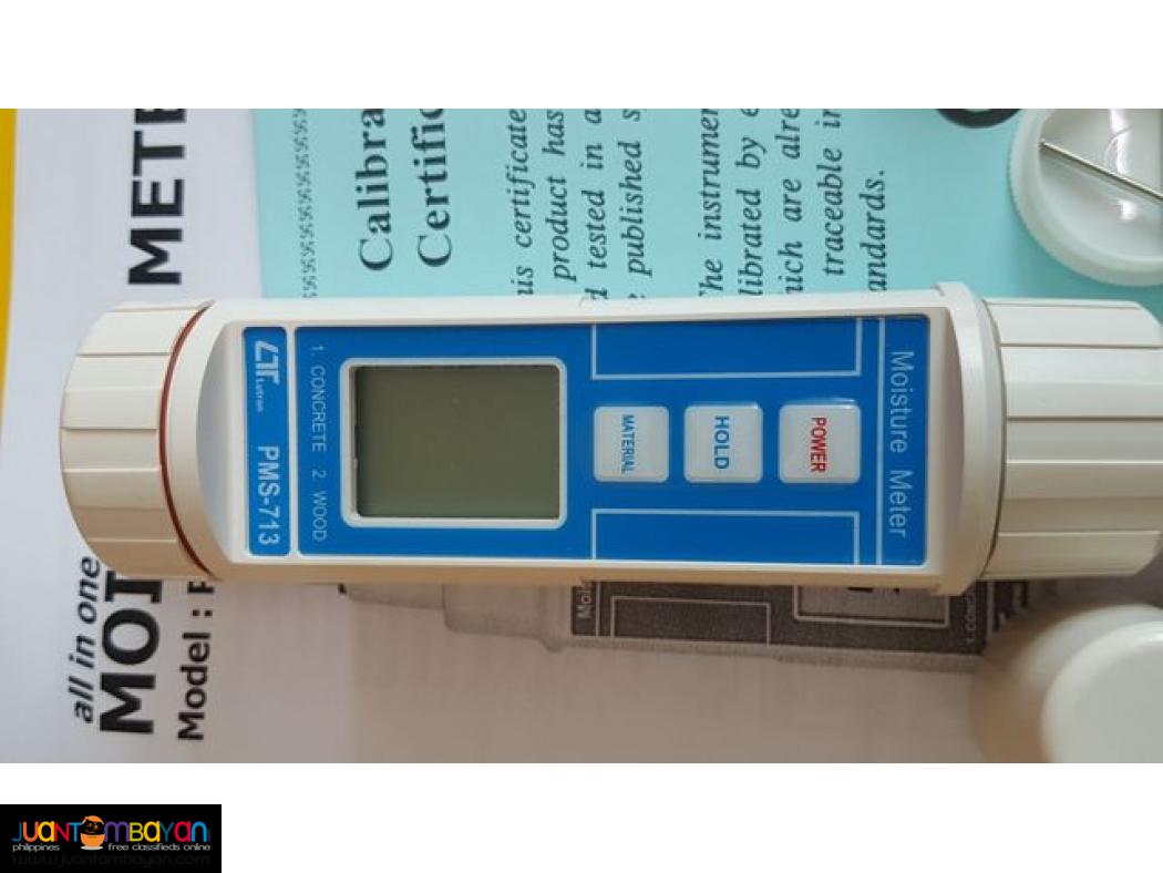 Wood Moisture Meter, Concrete Moisture Meter, Lutron PMS713