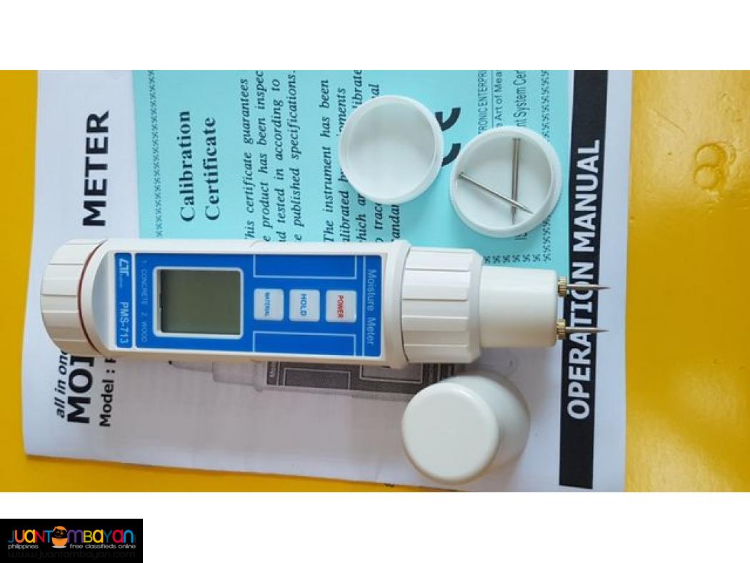 Wood Moisture Meter, Concrete Moisture Meter, Lutron PMS-713