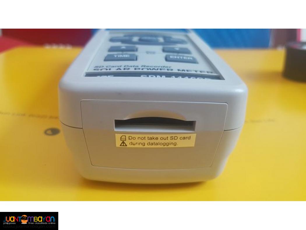 Solar Meter, Solar Power Meter, Datalogger, Lutron SPM-1116SD