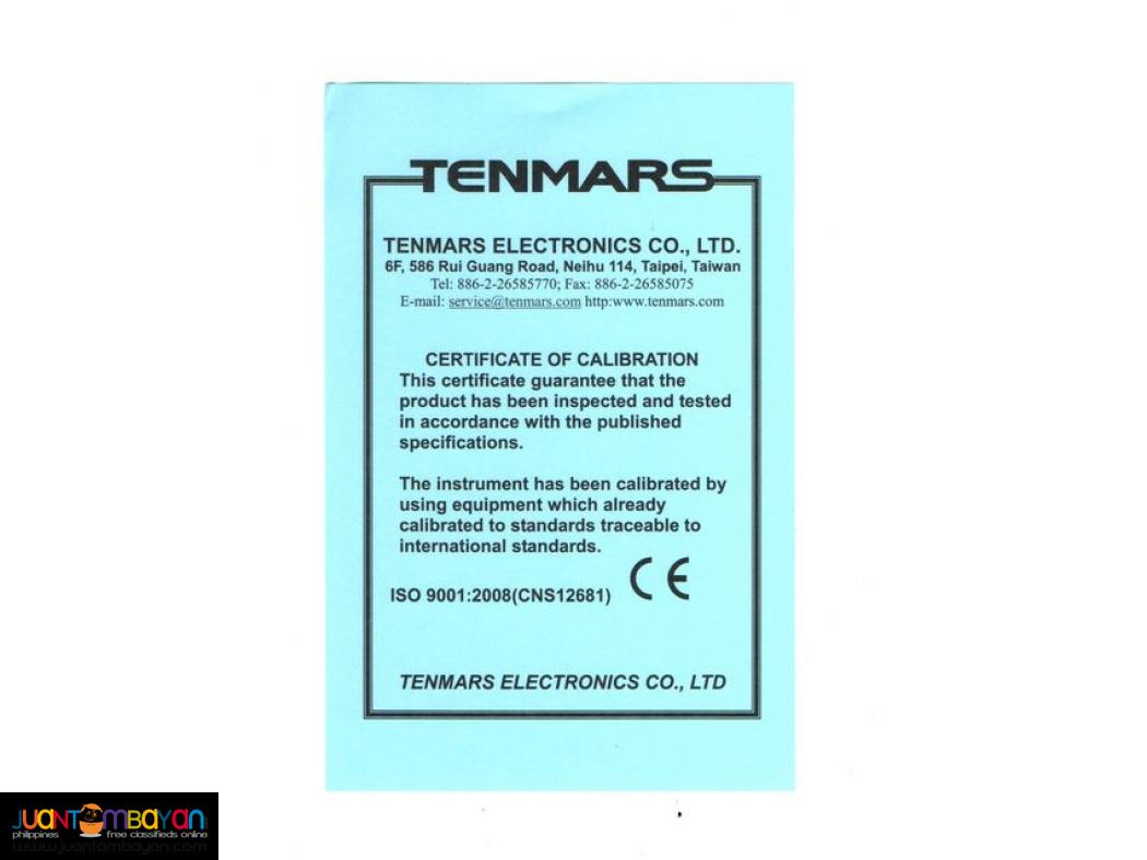 DMM, Autoranging Multimeter, Digital DMM, Multimeter, Tenmars
