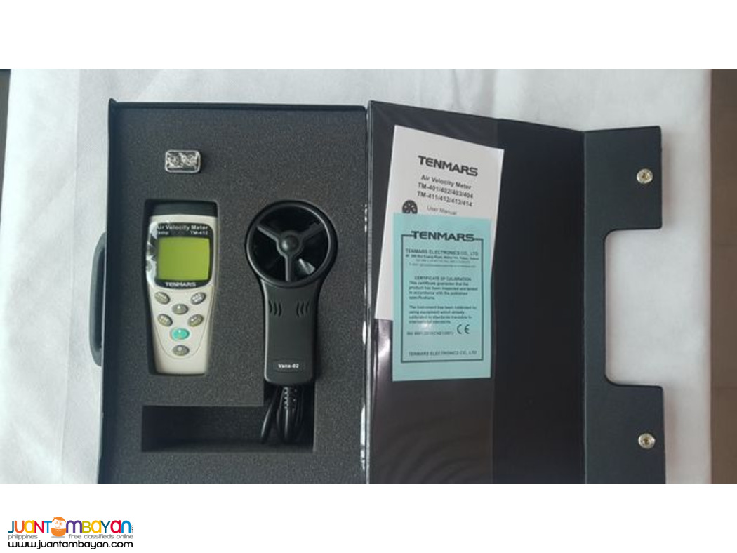 Vane Anemometer, ThermoAnemometer, Tenmars (Taiwan)
