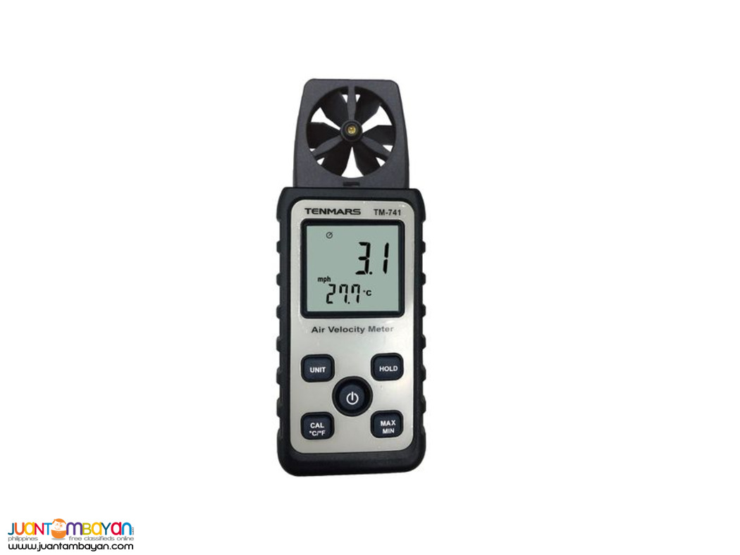 Pocket Anemometer, Portable Wind Meter, Tenmars TM-741