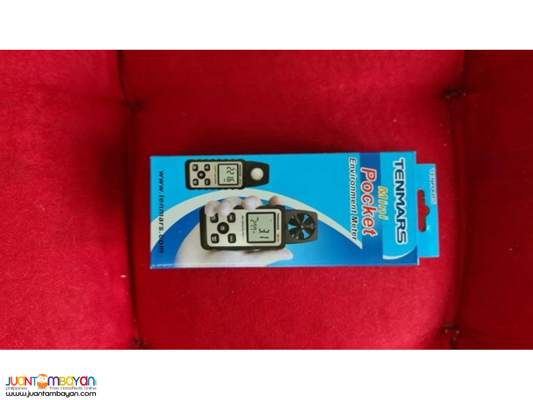 Pocket Anemometer, Portable Wind Meter, Tenmars TM-741