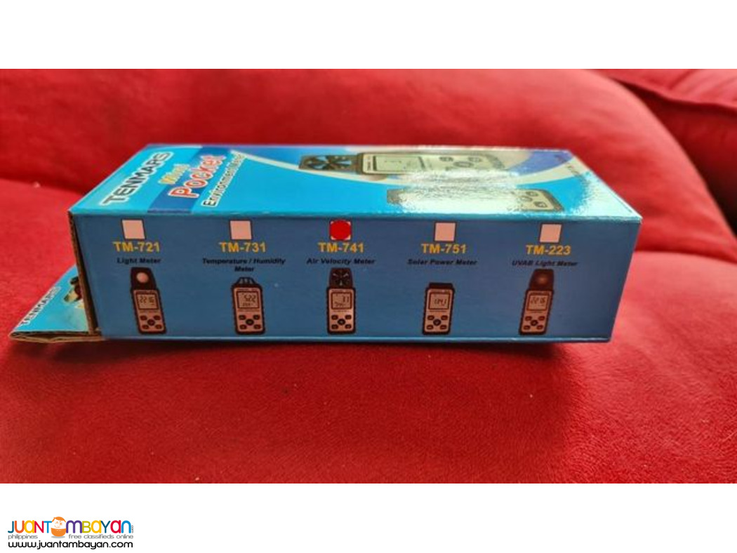 Pocket Anemometer, Portable Wind Meter, Tenmars TM-741