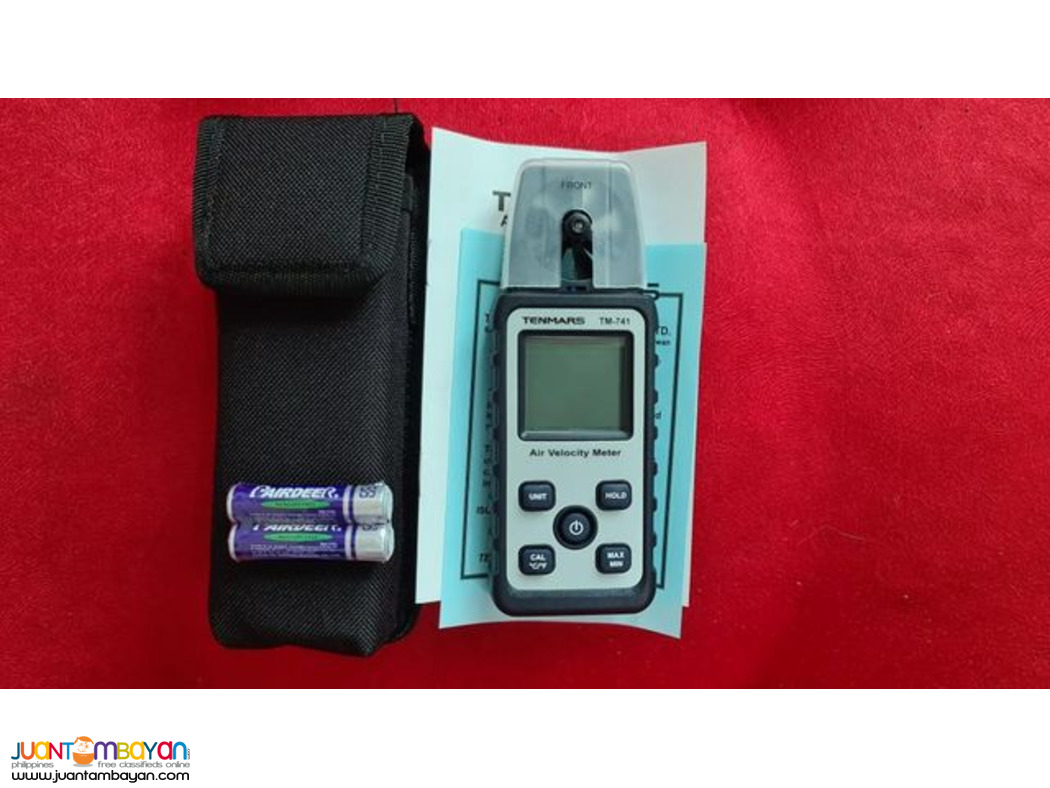 Pocket Anemometer, Portable Wind Meter, Tenmars TM-741