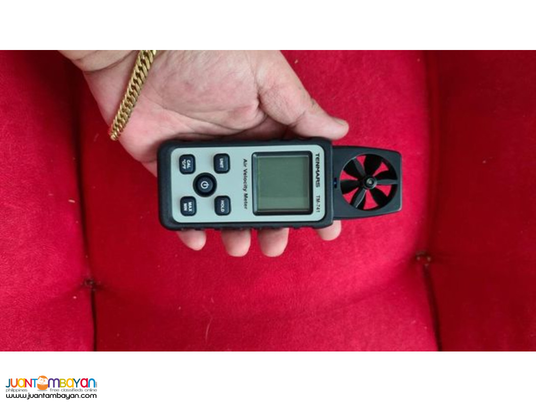 Pocket Anemometer, Portable Wind Meter, Tenmars TM-741