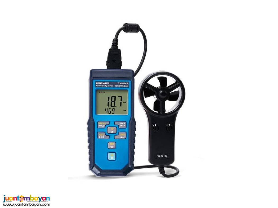 Vane Anemometer, ThermoAnemometer, Tenmars (Taiwan)