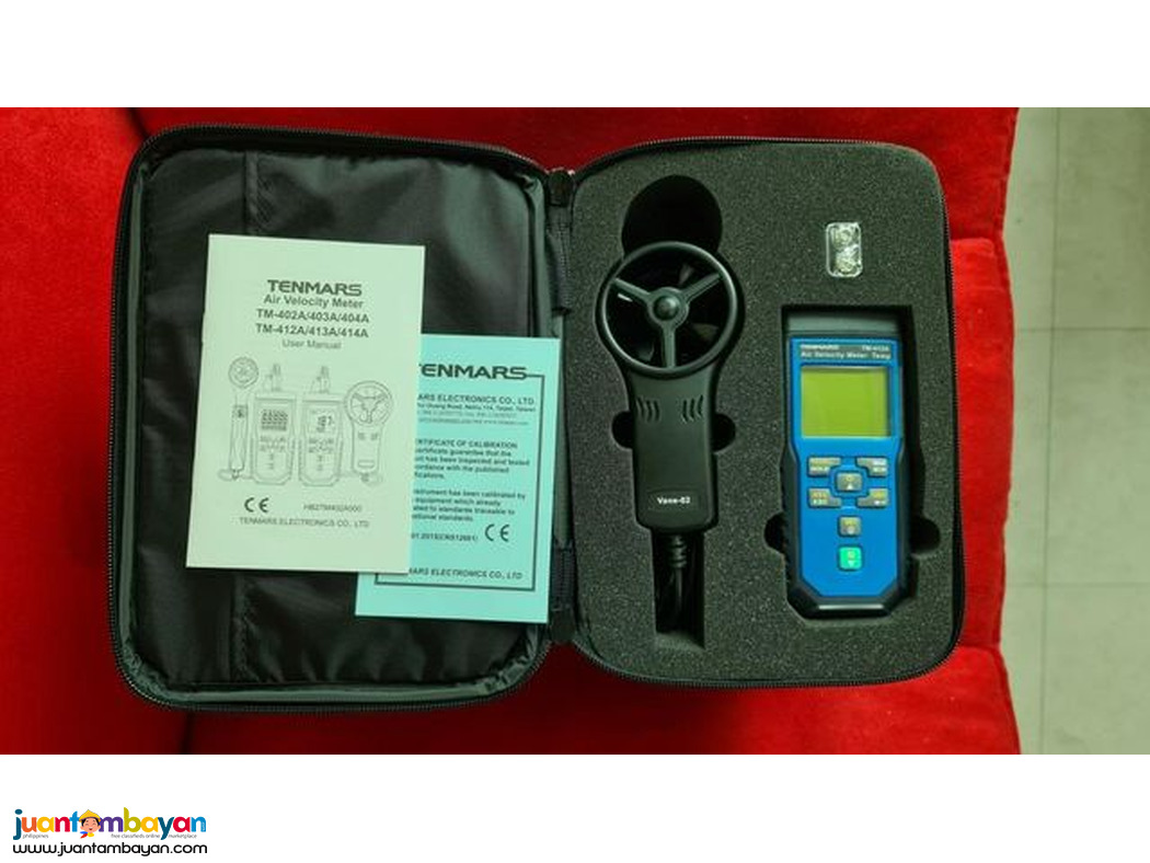 Vane Anemometer, ThermoAnemometer, Tenmars (Taiwan)