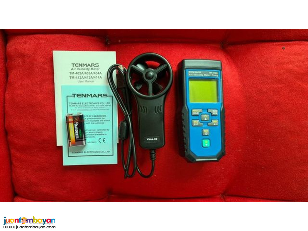 Vane Anemometer, ThermoAnemometer, Tenmars (Taiwan)