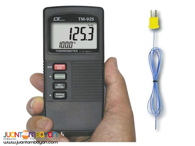 Dual Channel Thermometer, Thermocouple Thermometer, Type K Thermometer