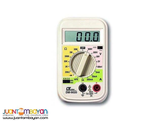 Multimeter, Pocket DMM, Digital Multimeter, Lutron DM-9020
