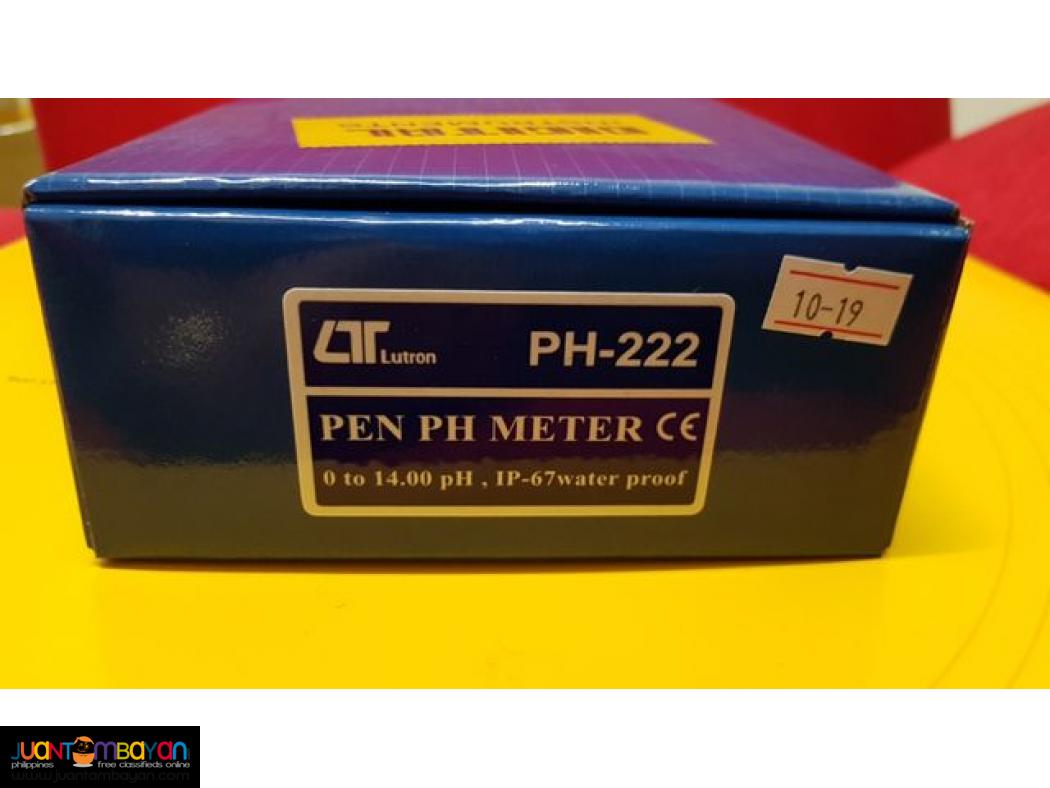 pH Meter, Pen pH Meter, Digital pH Meter, with Temperature, Lutron