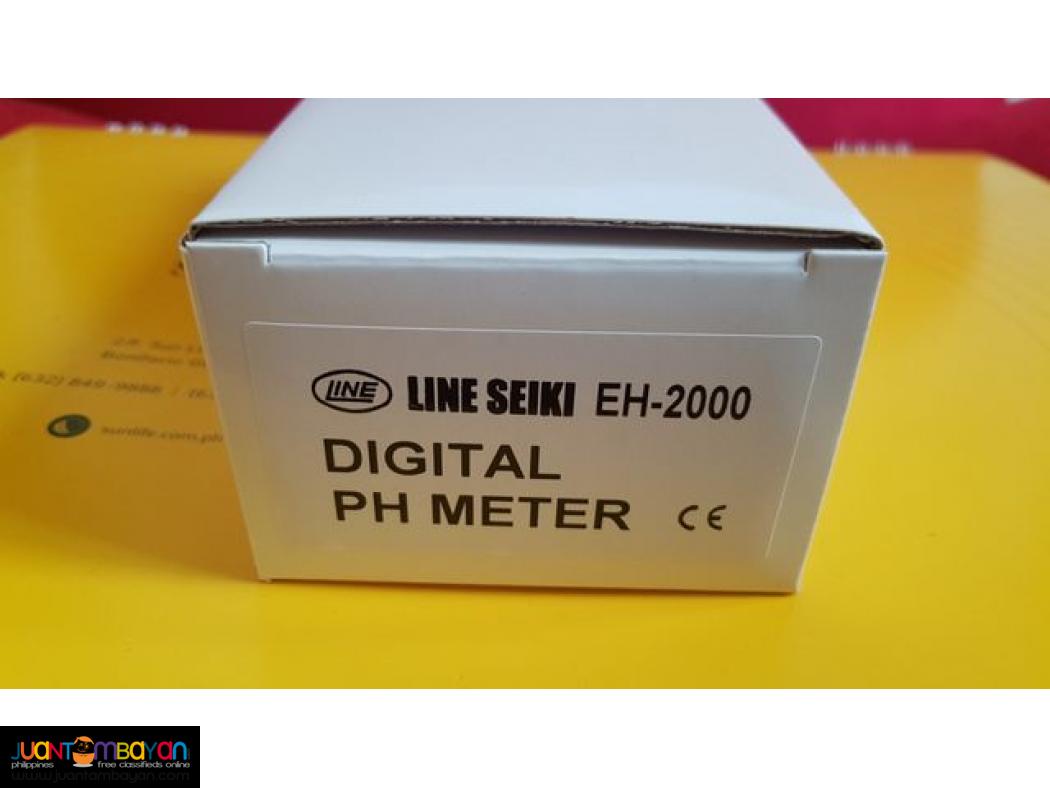 pH Meter, Digital pH Meter, pH Electrode, Line Seiki EH-2000