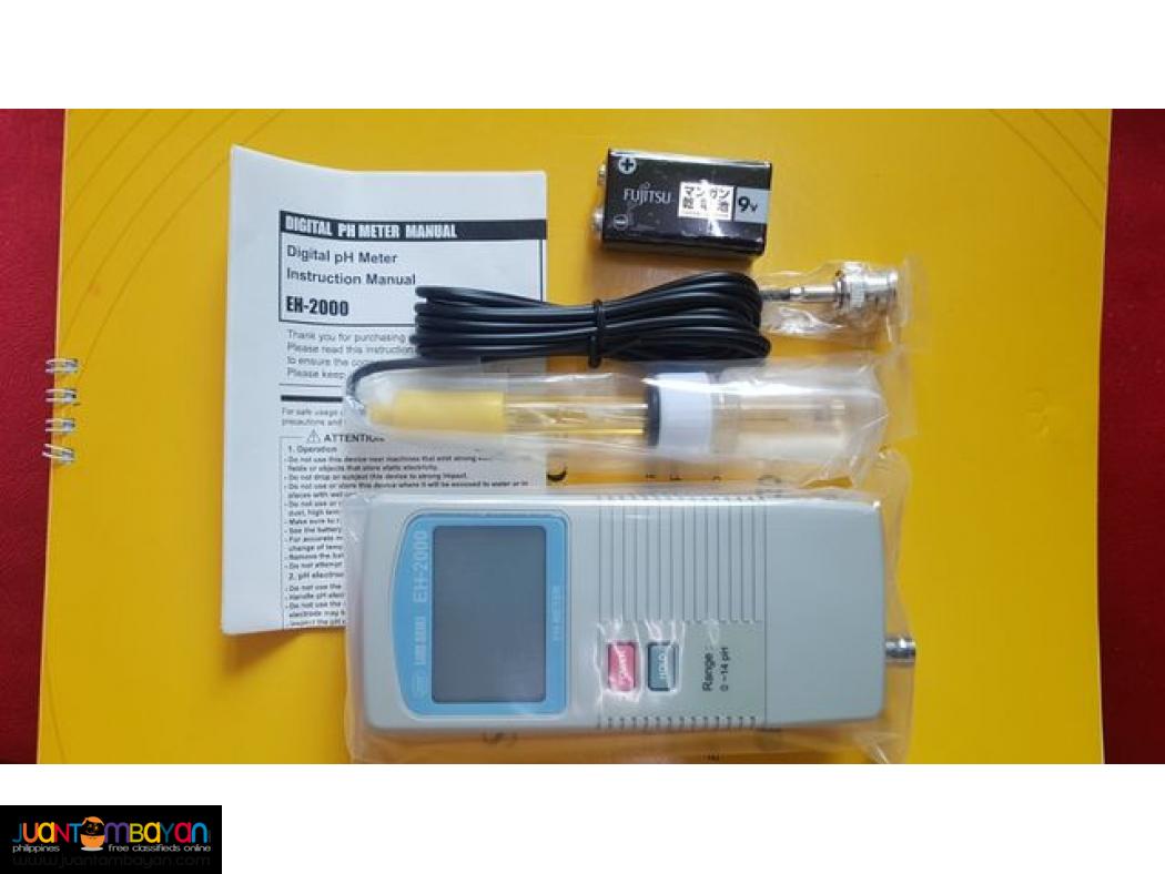 pH Meter, Digital pH Meter, pH Electrode, Line Seiki EH-2000