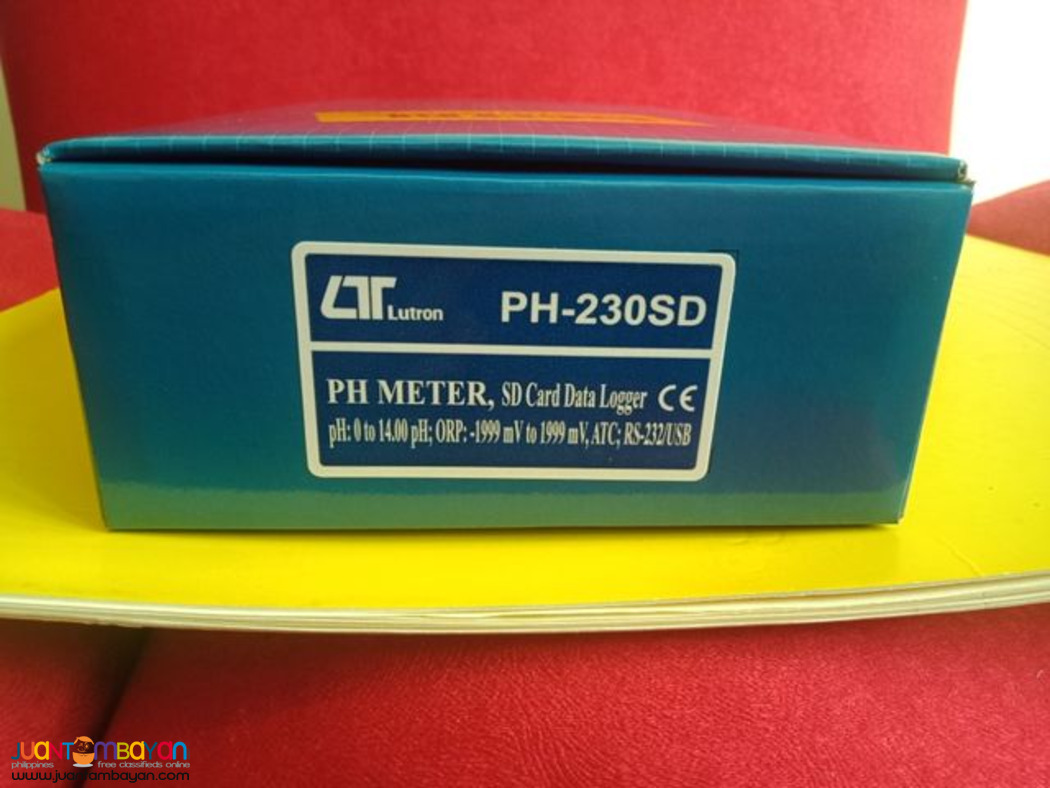 pH Meter, Datalogger, ORP Meter, Digital pH Meter, Lutron PH-230SD