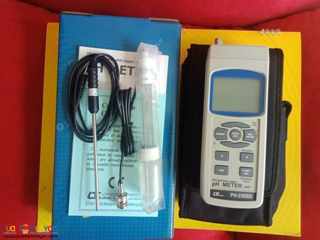 pH Meter, Datalogger, ORP Meter, Digital pH Meter, Lutron PH-230SD