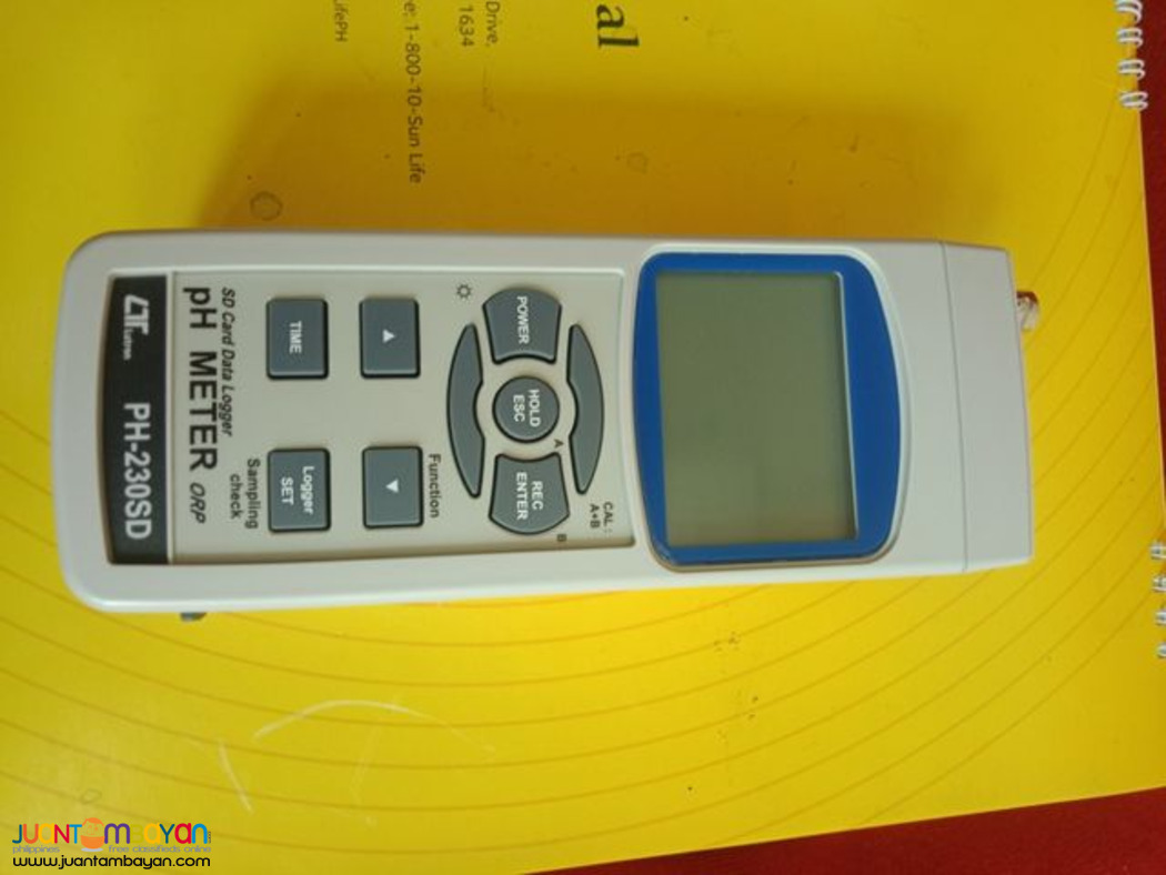 pH Meter, Datalogger, ORP Meter, Digital pH Meter, Lutron PH-230SD