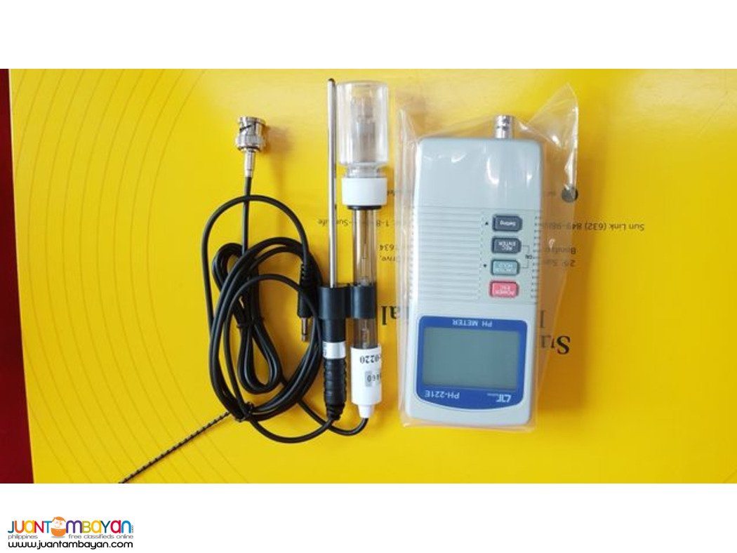 pH Meter, Digital pH Meter with ATC, Portable pH Meter, Lutron PH221E