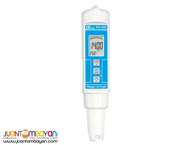 pH Meter, Pen pH Meter, Digital pH Meter, with Temperature, Lutron