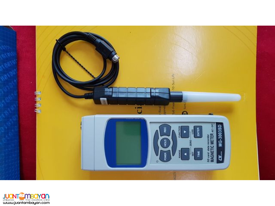 Gauss Meter, Tesla Meter, Magnetometer, Datalogger, Lutron