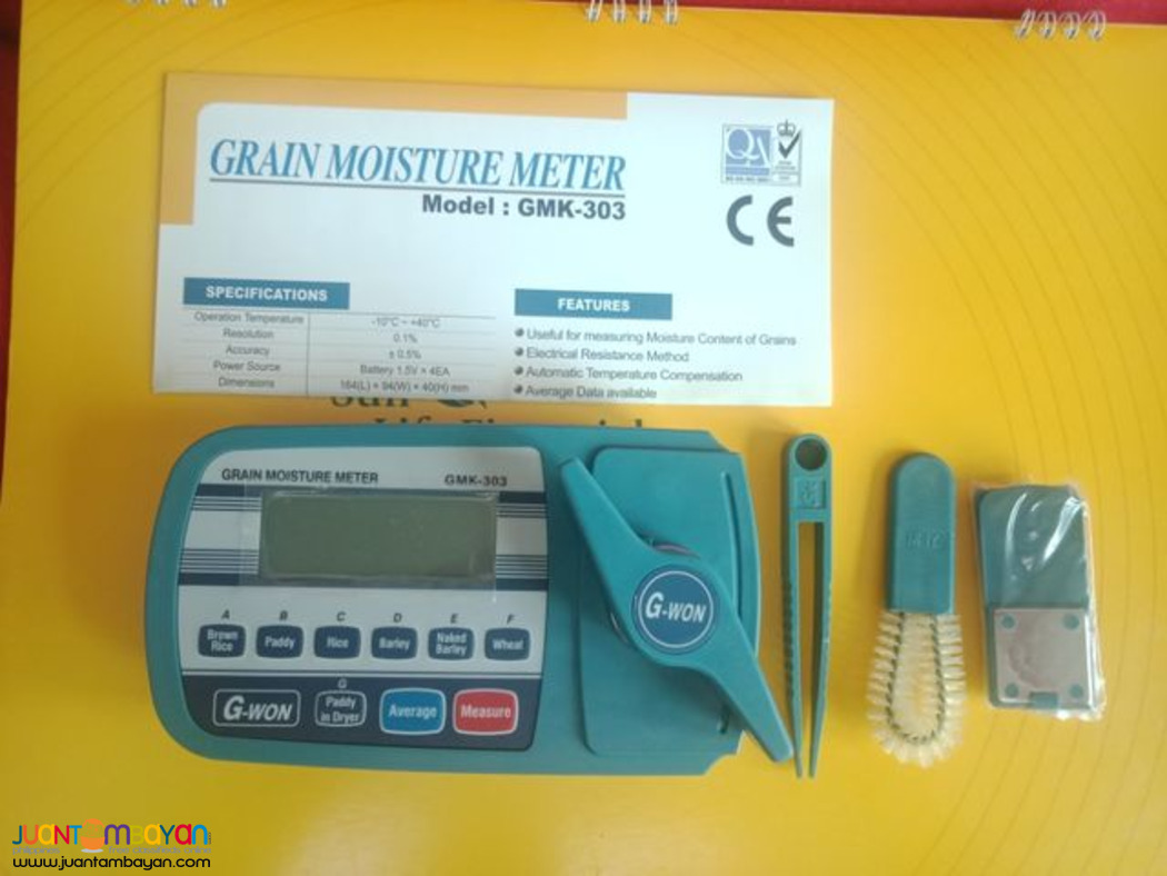 Grain Moisture Meter, Palay Moisture Meter, Rice Moisture Meter