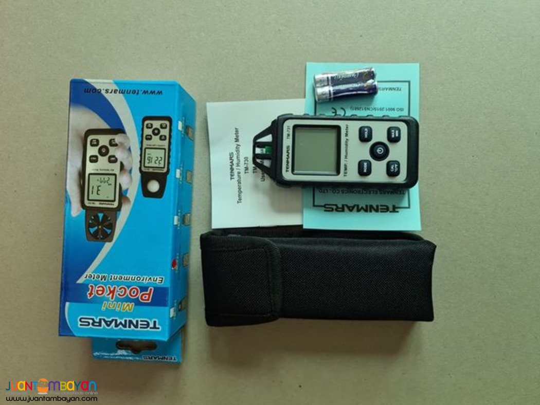 Pocket Hygrometer, Hygrometer, Humidity Meter, ThermoHygrometer
