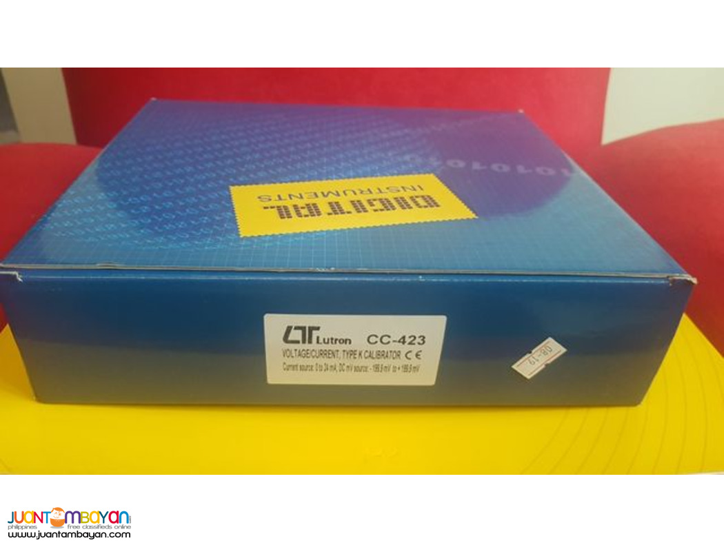 Process Calibrator, Current Simulator, Voltage Simulator, Lutron