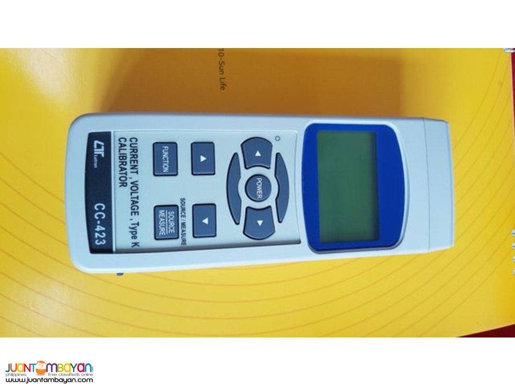 Process Calibrator, Current Simulator, Voltage Simulator, Lutron