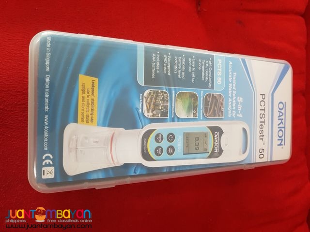 Multi-parameter Water Tester, Pocket pH, Conductivity, TDS, Salt