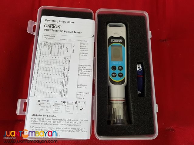 Multi-parameter Water Tester, Pocket pH, Conductivity, TDS, Salt