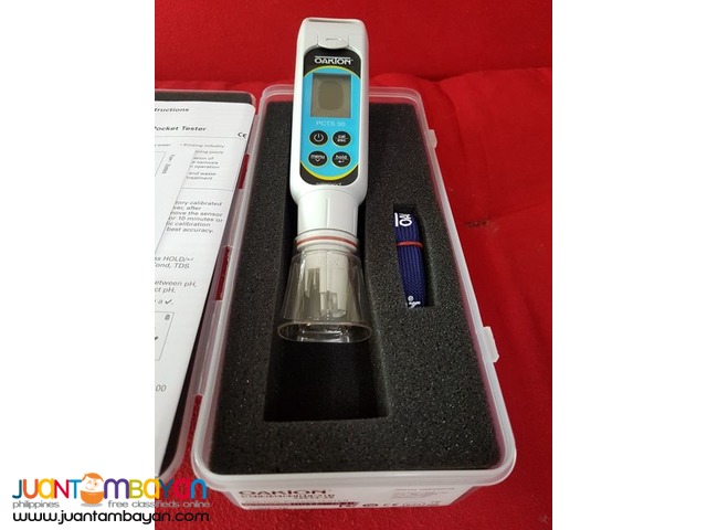 Multi-parameter Water Tester, Pocket pH, Conductivity, TDS, Salt