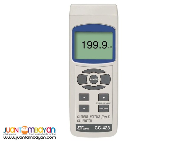 Process Calibrator, Current Simulator, Voltage Simulator, Lutron