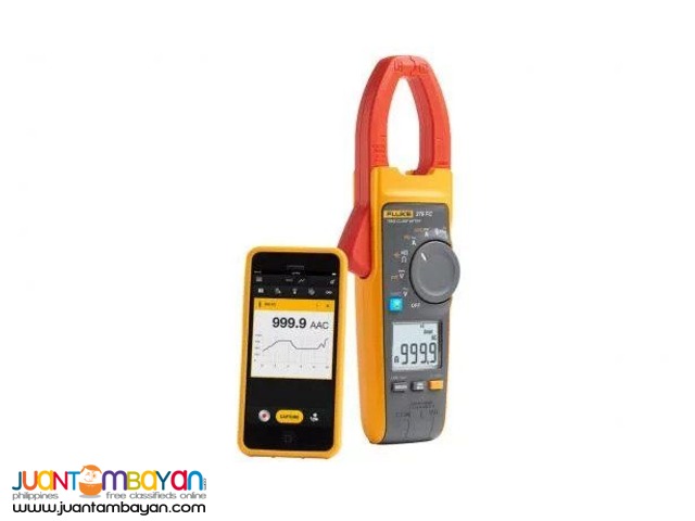 Fluke 376FC, AC/DC, Clamp Meter, Wireless Clamp Meter, True RMS, 