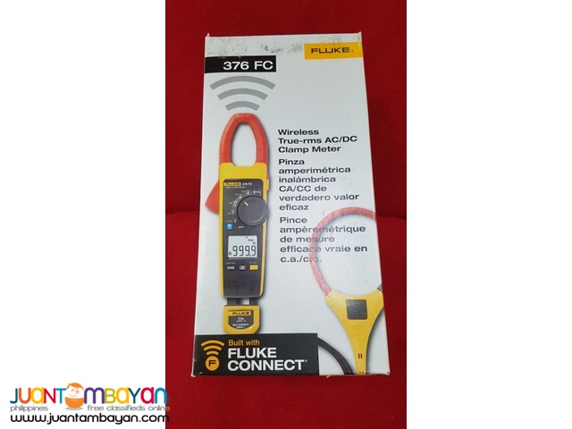 Fluke 376FC, AC/DC, Clamp Meter, Wireless Clamp Meter, True RMS, 