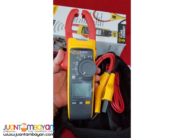 Fluke 376FC, AC/DC, Clamp Meter, Wireless Clamp Meter, True RMS, 