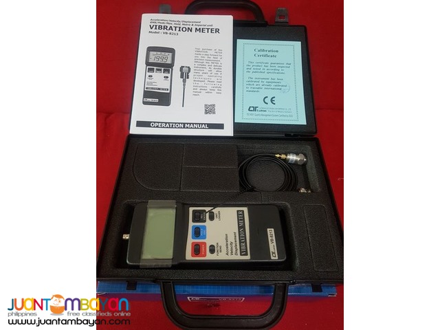 Vibration Meter Velocity Acceleration Displacement, VB-8213