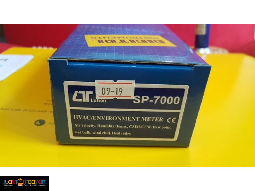 Environment Meter, HVAC, Airflow Meter, Heat Index, Anemometer
