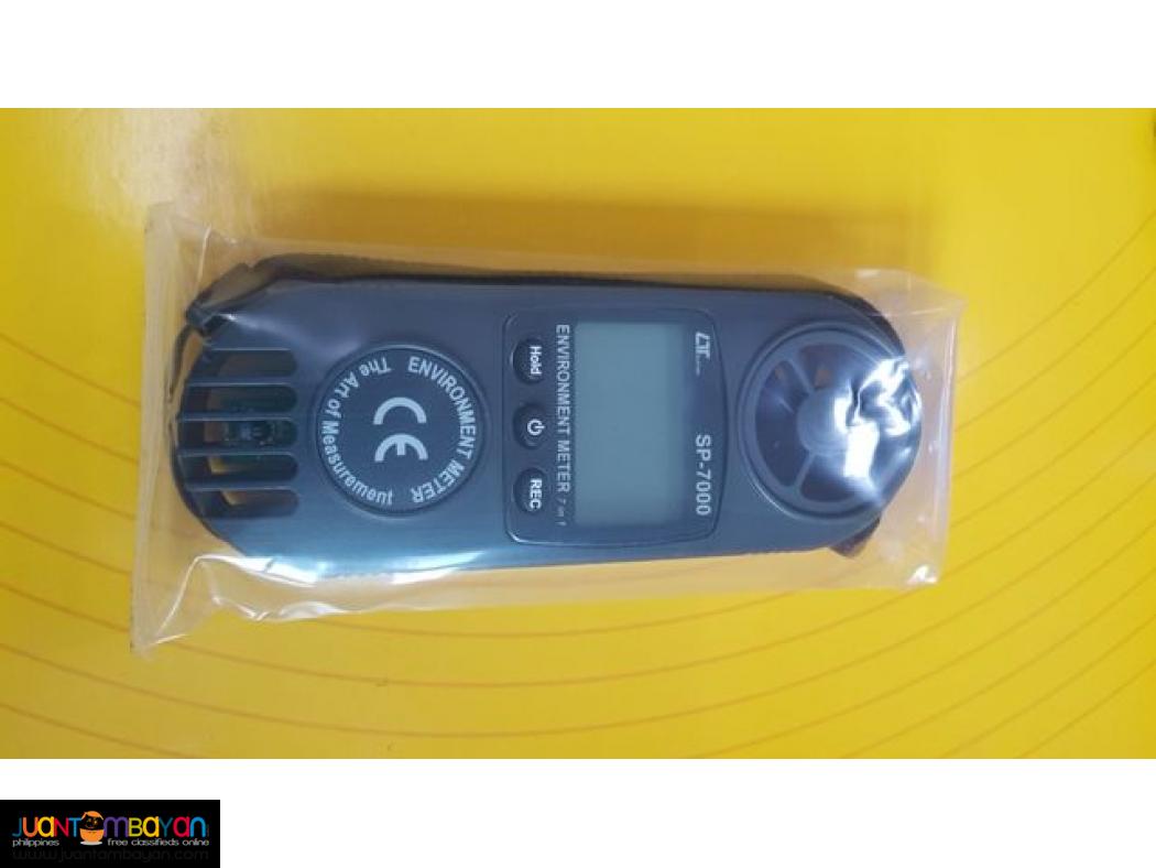 Environment Meter, HVAC, Airflow Meter, Heat Index, Anemometer