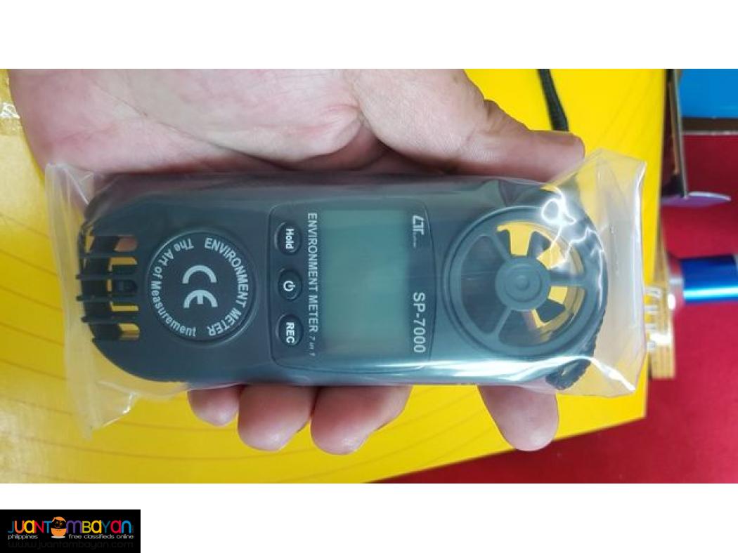 Environment Meter, HVAC, Airflow Meter, Heat Index, Anemometer