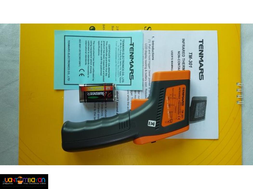 Thermometer, Infrared Thermometer, Laser Thermometer, tenmars