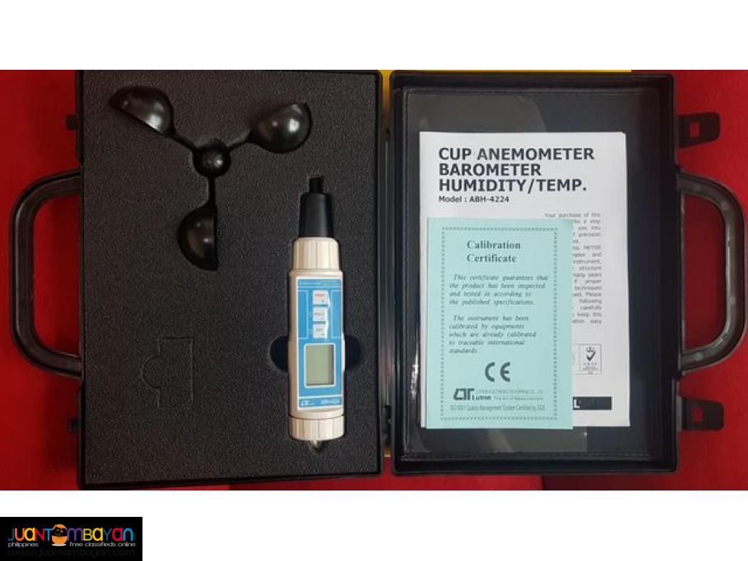 Cup Anemometer, Barometer, Temperature, Humidity, Hygrometer