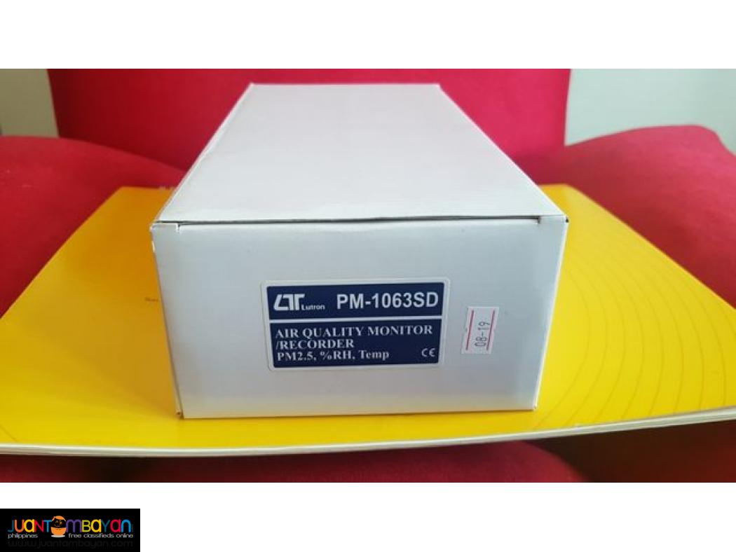 IAQ, Air Quality Meter, Air Quality Monitor, Datalogger, PM2.5, Lutron