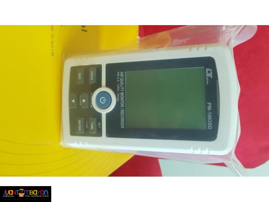 IAQ, Air Quality Meter, Air Quality Monitor, Datalogger, PM2.5, Lutron